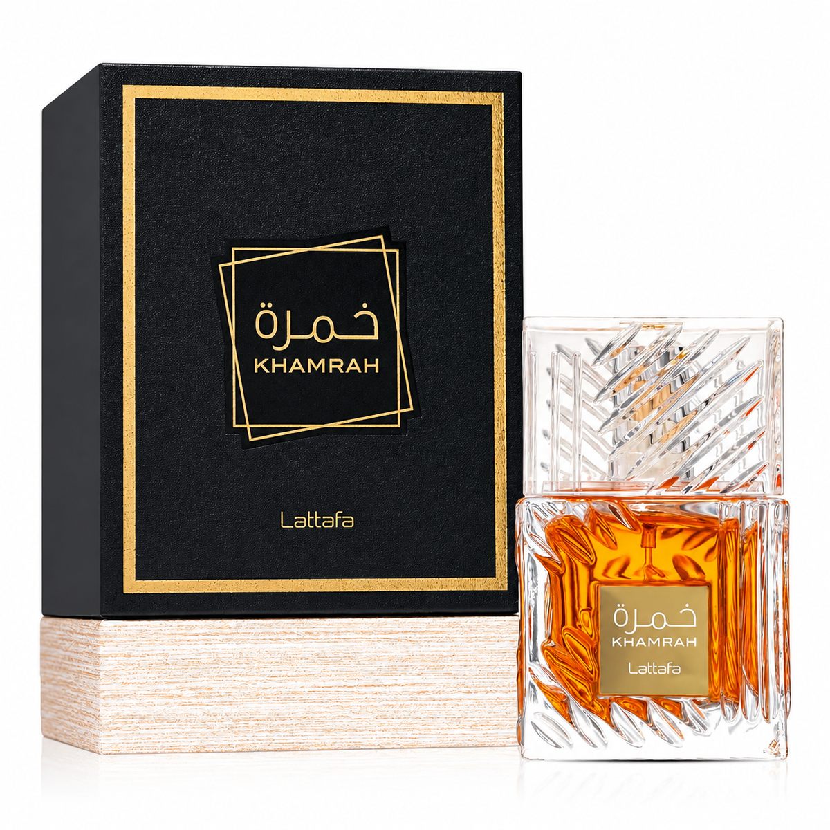 Lattafa Khamrah Eau de Parfum 100 ml con caja